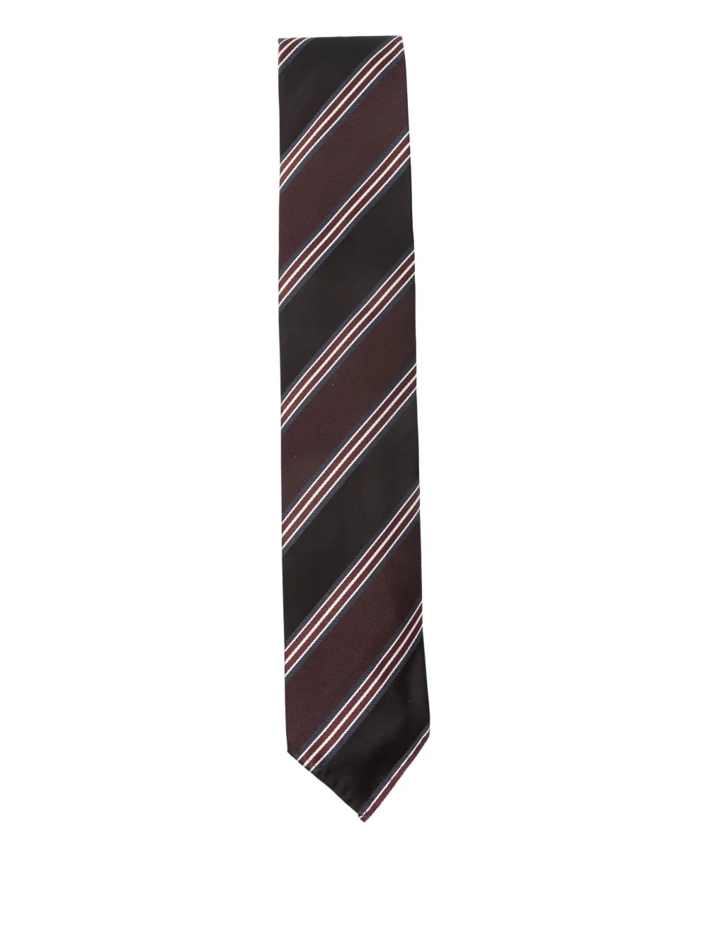 Lardini striped tie | Brown | Image 1
