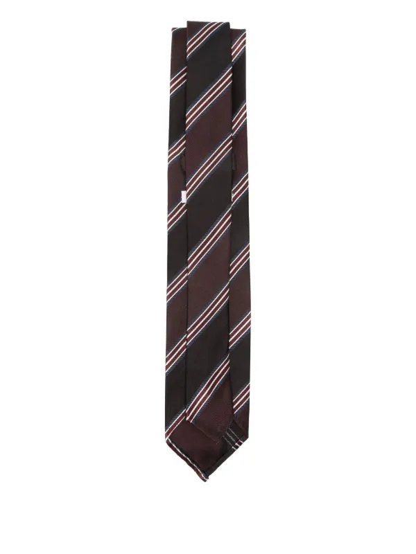 Lardini ストライプ ネクタイ | ブラウン | FARFETCH JP Lardini ストライプ ネクタイ | ブラウン | FARFETCH JP