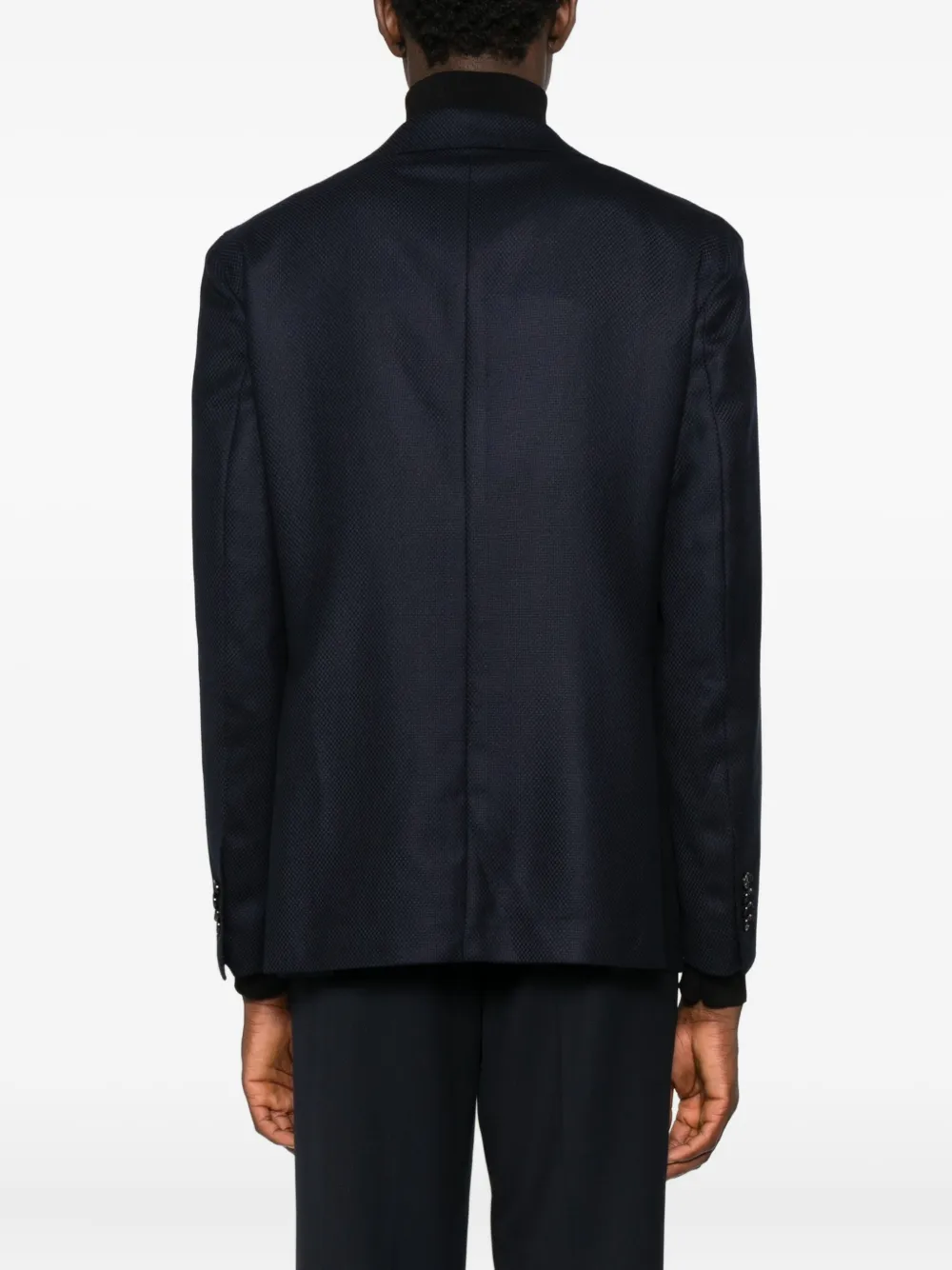 Tagliatore Blazer met enkele rij knopen Zwart