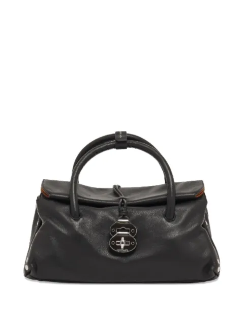 Zanellato studded top-handle shoulder bag