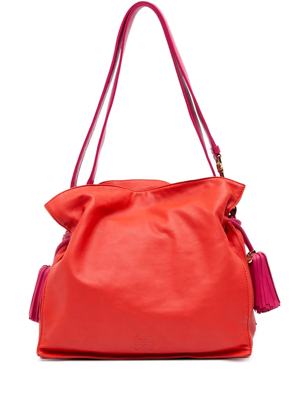 Loewe Pre-Owned 2012 Nappa Flamenco Tassel 30 crossbody bag - オレンジ Loewe Pre-Owned 2012 Nappa Flamenco Tassel 30 crossbody bag - オレンジ