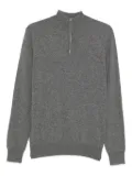Soft Goat zip-up sweater - Grey