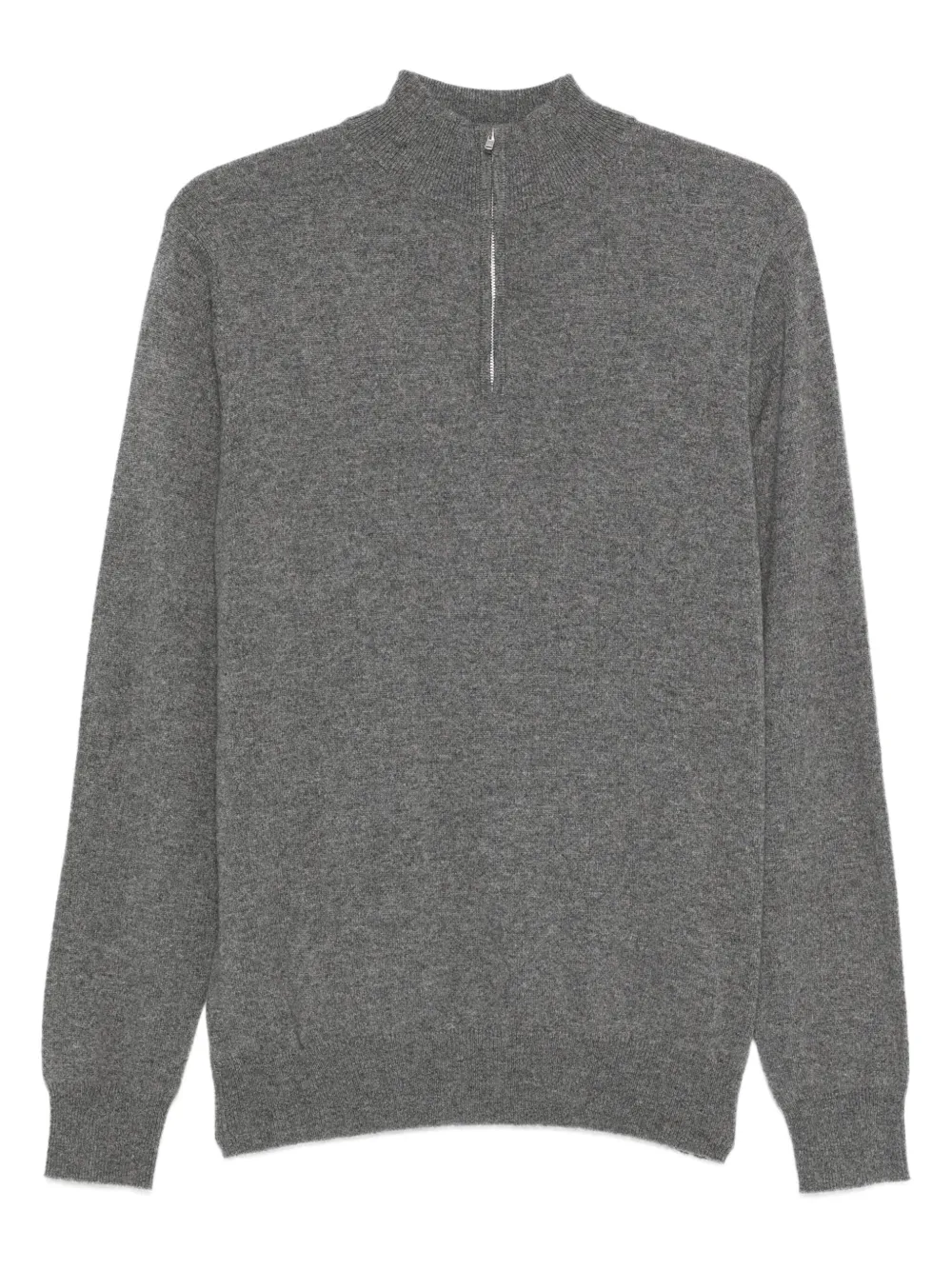 Soft Goat zip-up sweater | Grey | Image 1