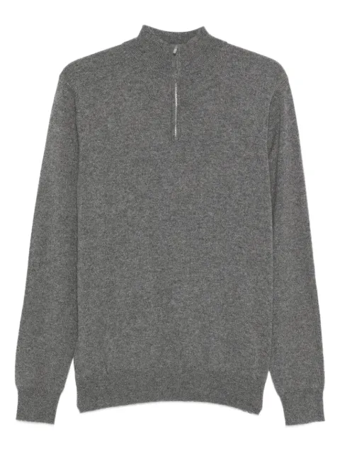 Soft Goat zip-up sweater