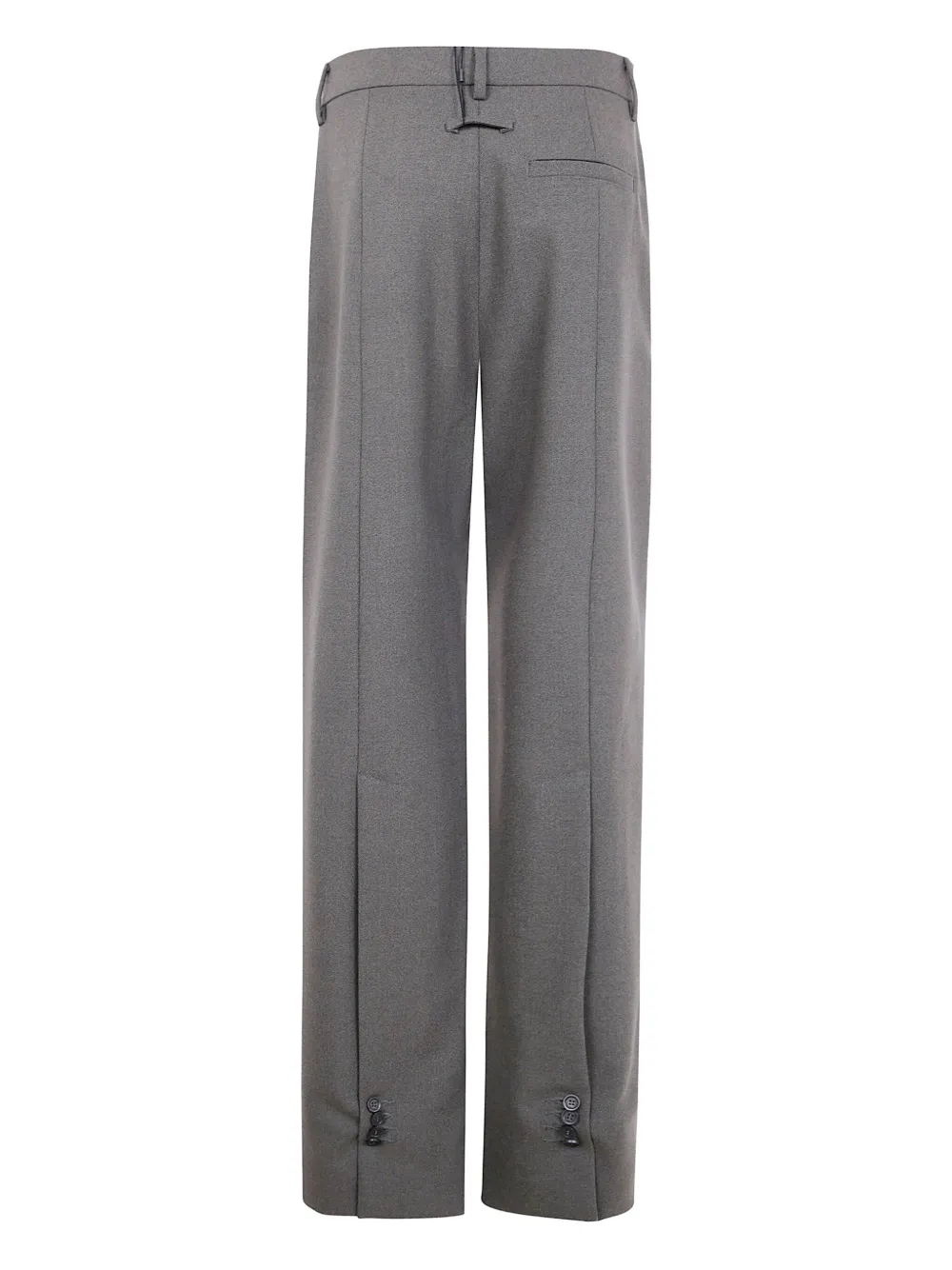 Jean Paul Gaultier button-detail trousers - Grijs