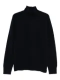 Soft Goat roll-neck cashmere sweater - Black