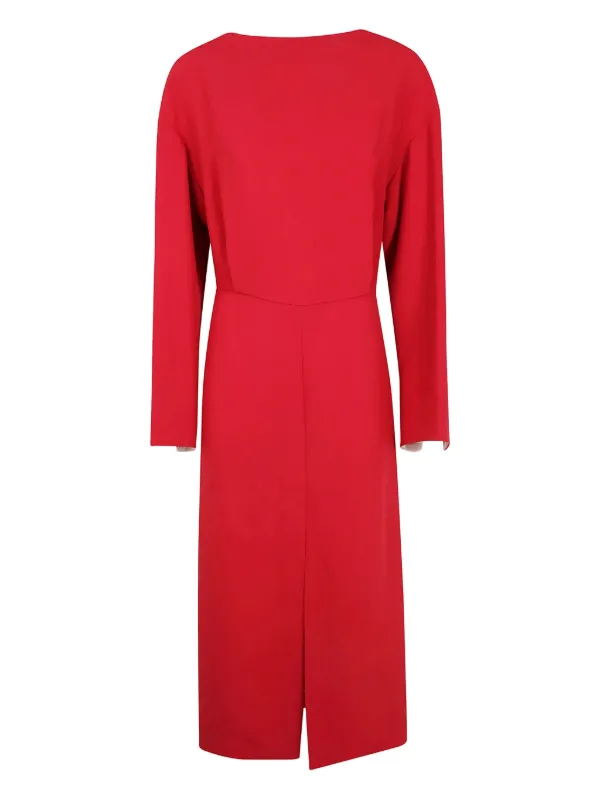 Carven long-sleeve Midi Dress Red FARFETCH BH