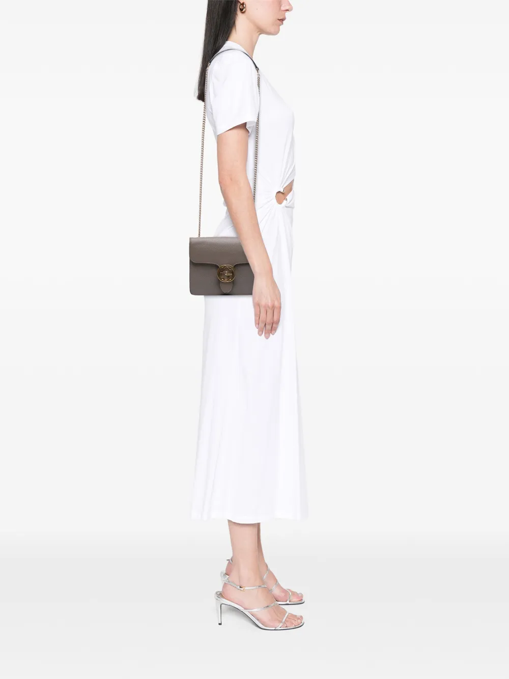 Gucci Pre-Owned 2016-2025 Small Dollar Calfskin Interlocking G crossbody bag | Pre-Owned | Image 2