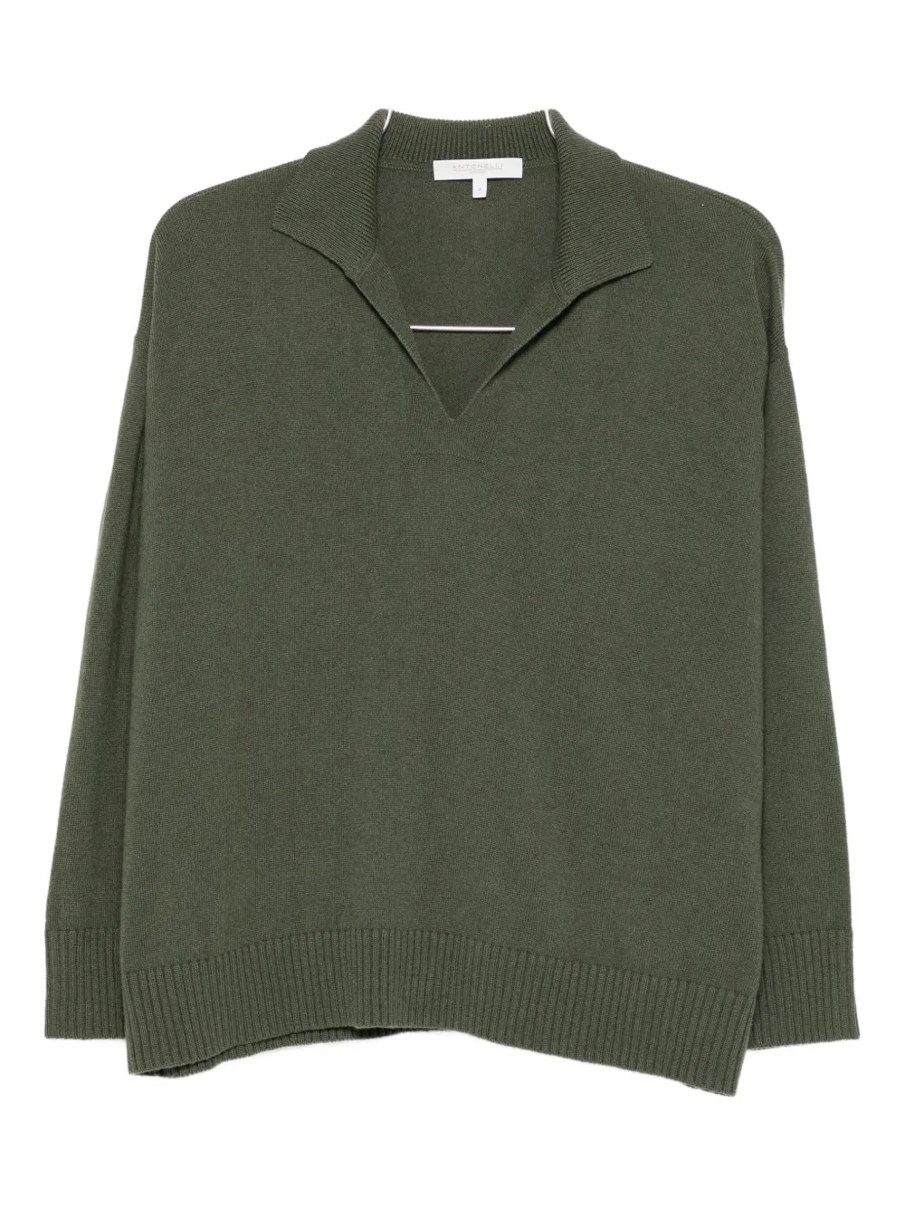 Antonelli polo-neck sweater | Green | Image 1