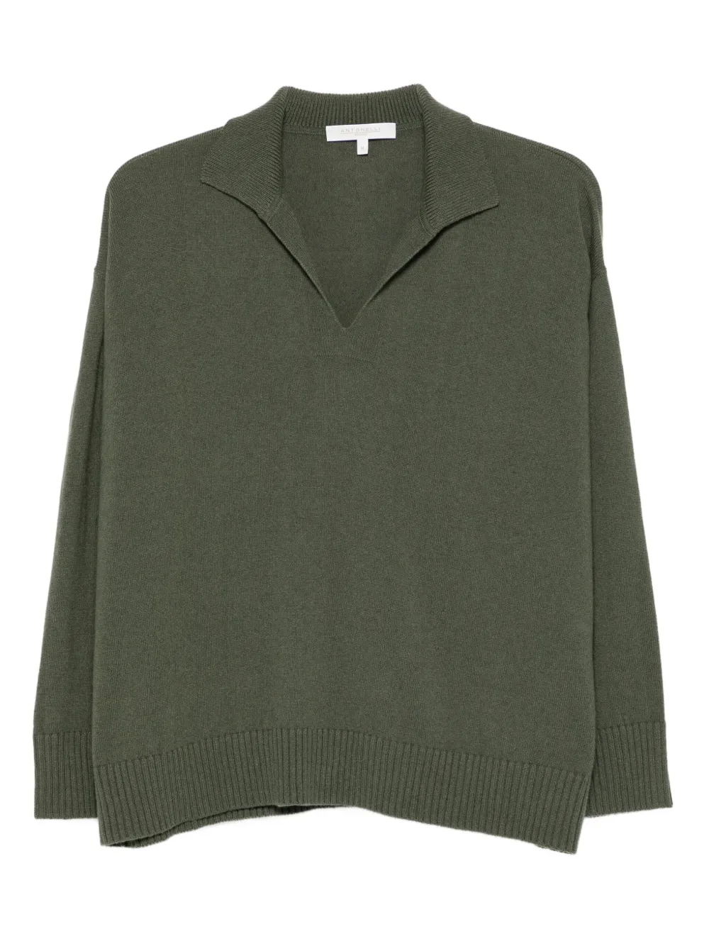Antonelli suéter con cuello tipo polo | verde | Image 1