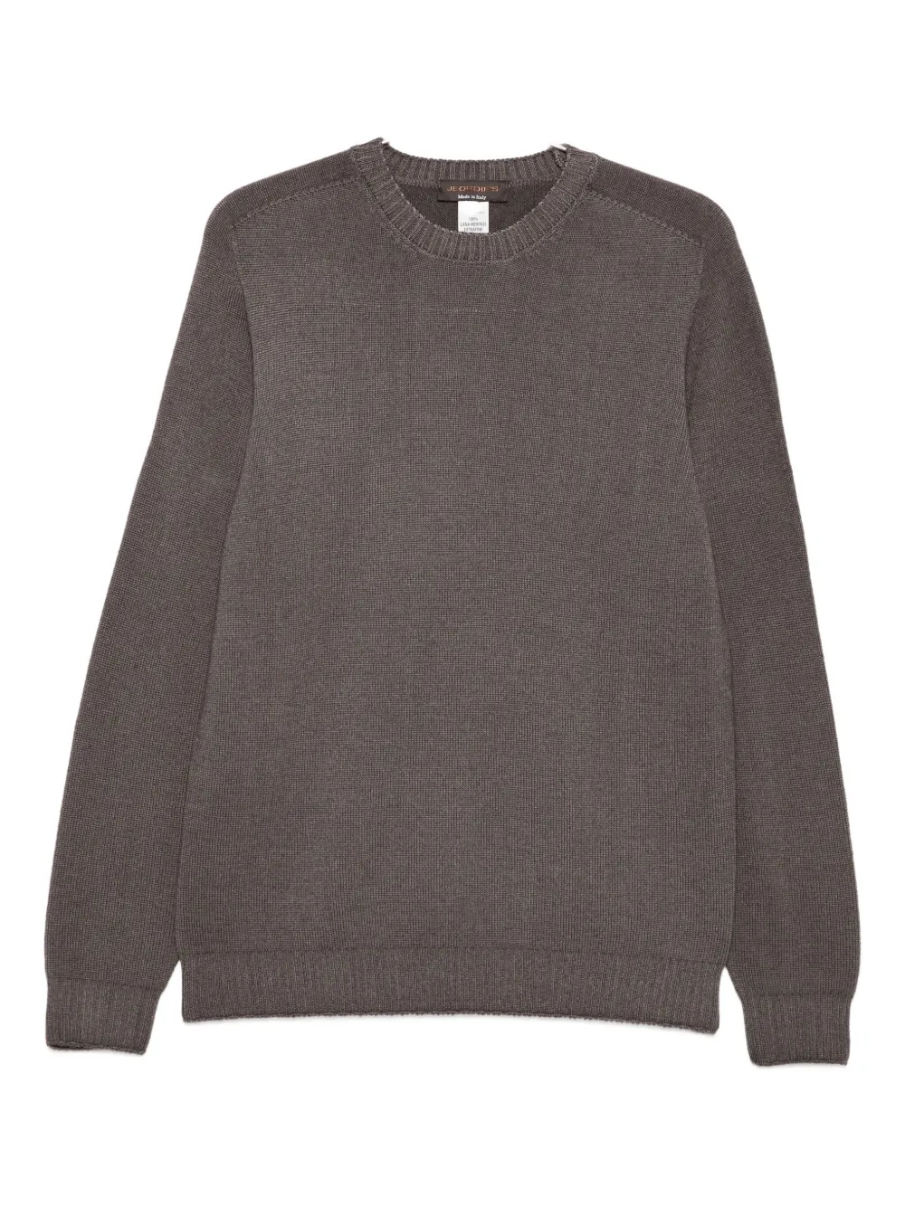 Jeordie's Crew Neck Sweater In Brown