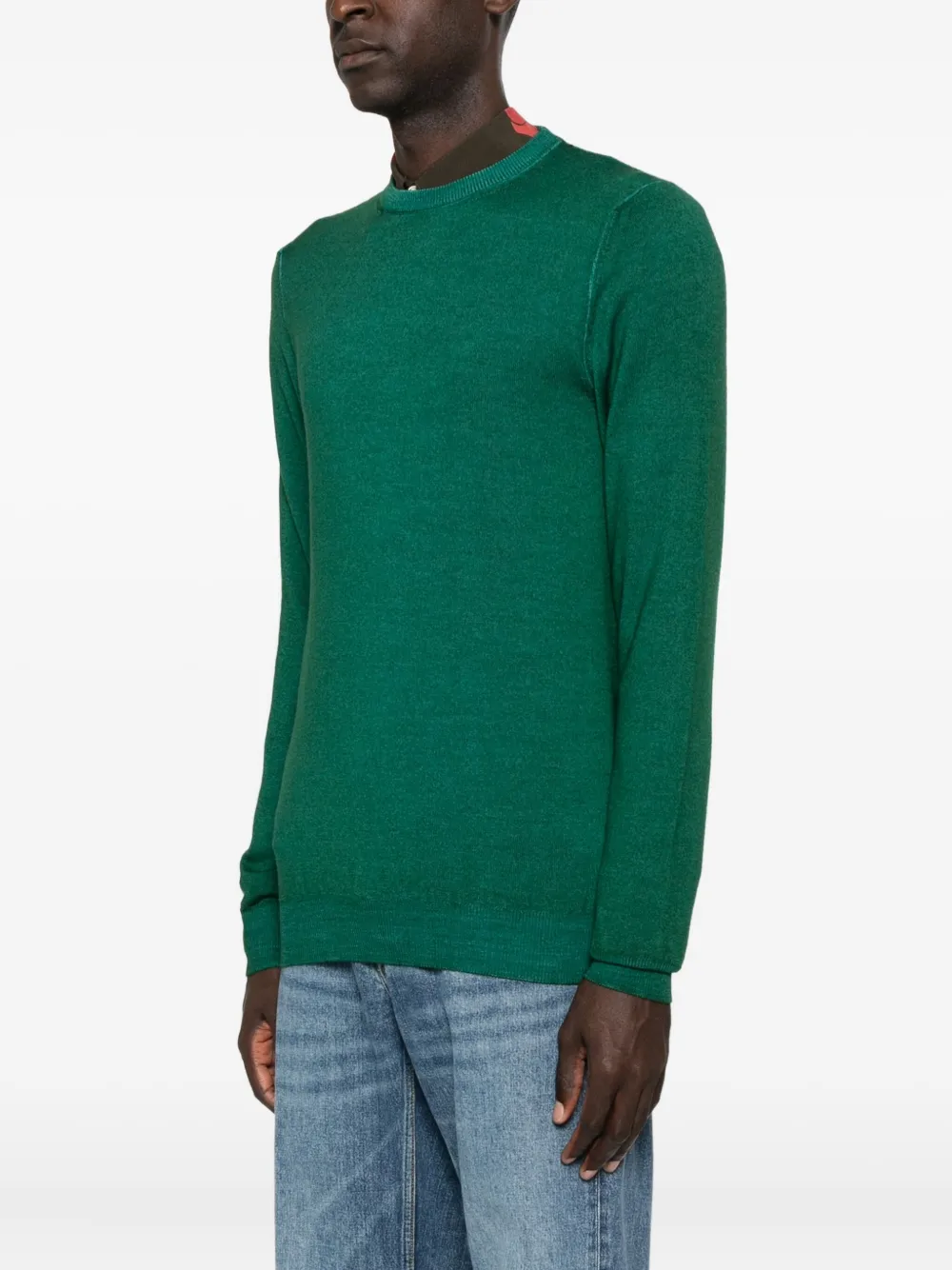 Jeordie's Crew-neck Sweater In Green