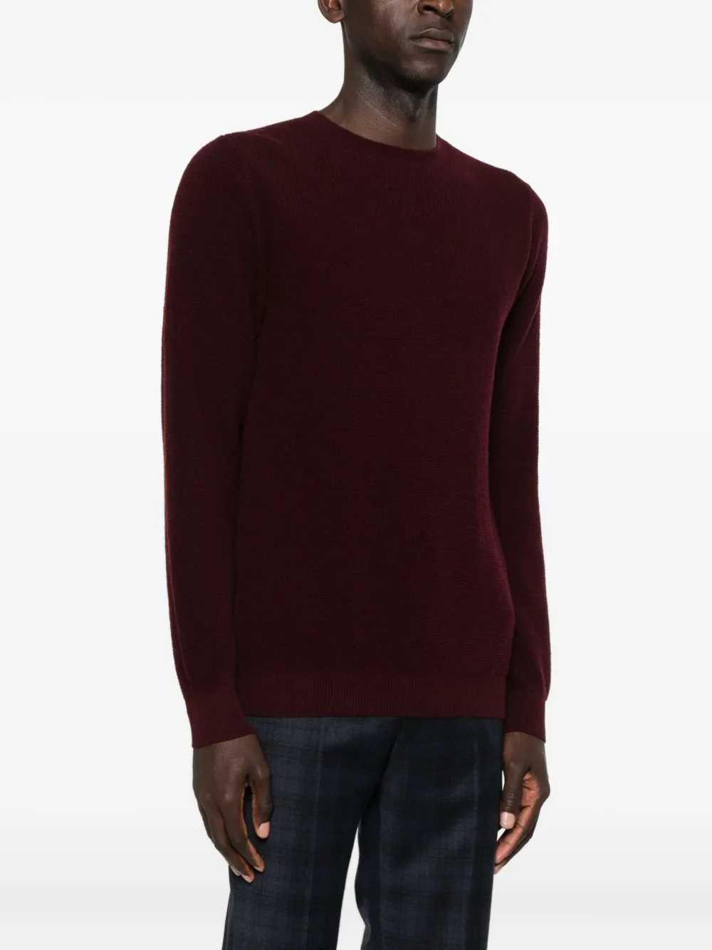 Jeordie's Textured Sweater In Black