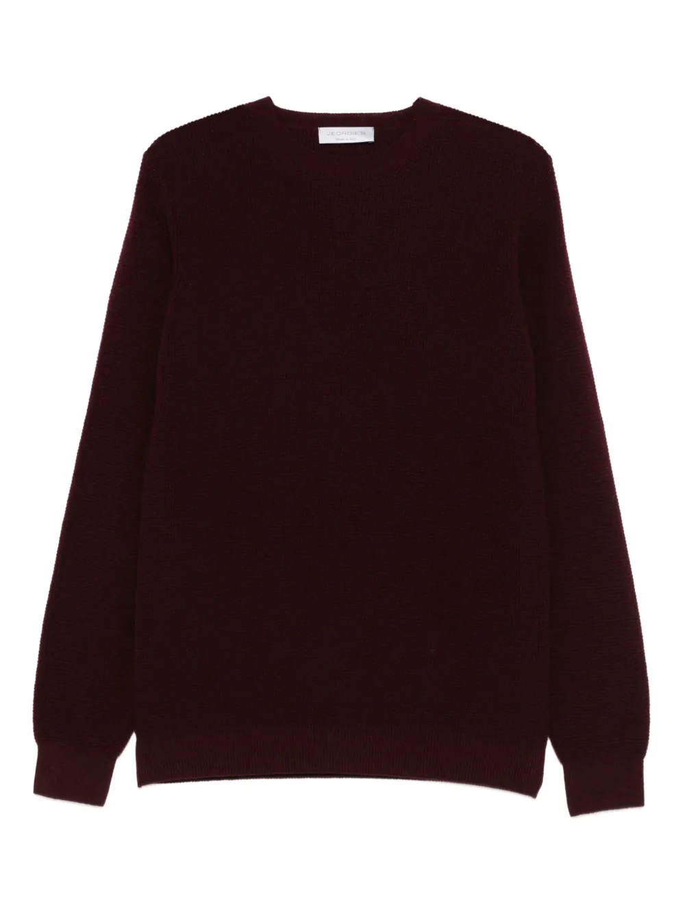 Jeordie's textured sweater | Red | Image 1