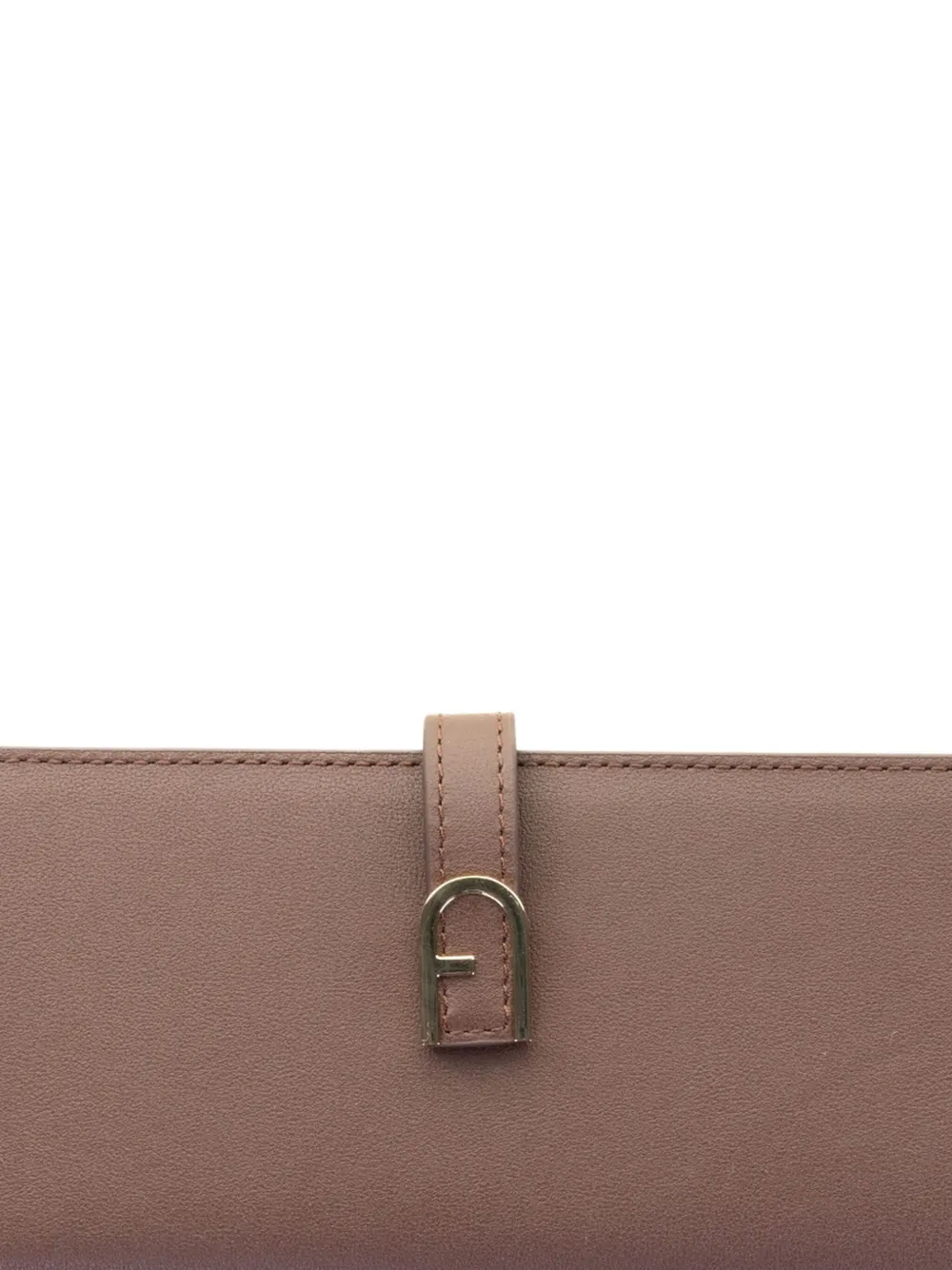 Furla Flow leren portemonnee - Bruin