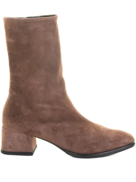 Lorenzo Masiero suede block-heel ankle boots
