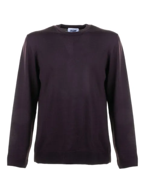 ALPHA STUDIO crew-neck long-sleeved sweater