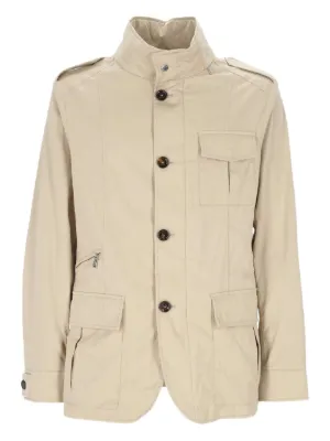 Sacai パネル シャツジャケット | ニュートラル | FARFETCH JP