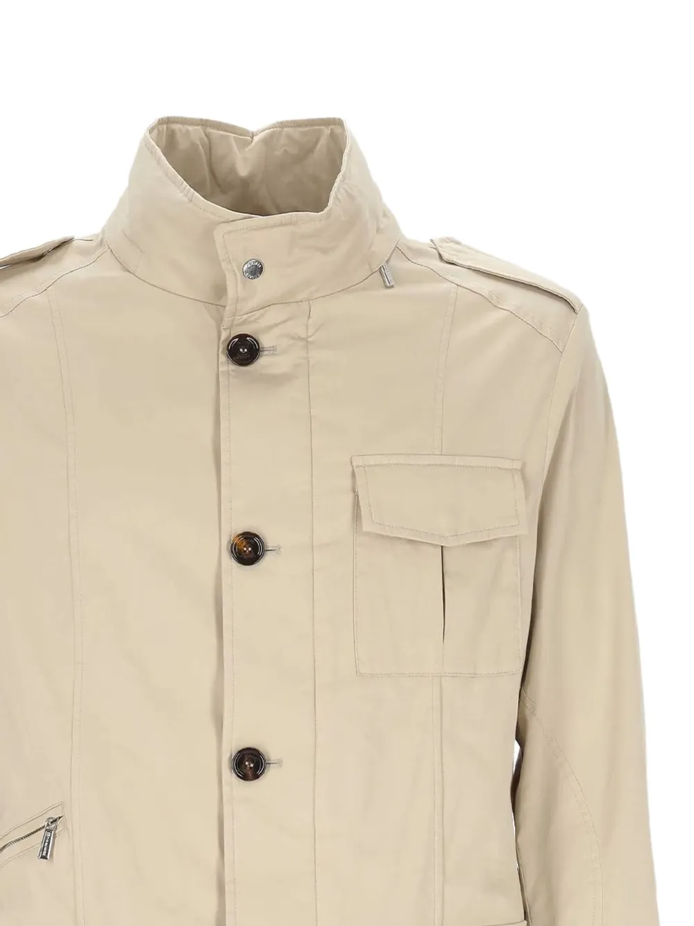 Moorer button-fastening flap-pocket jacket | Shirt Jackets | Image 2