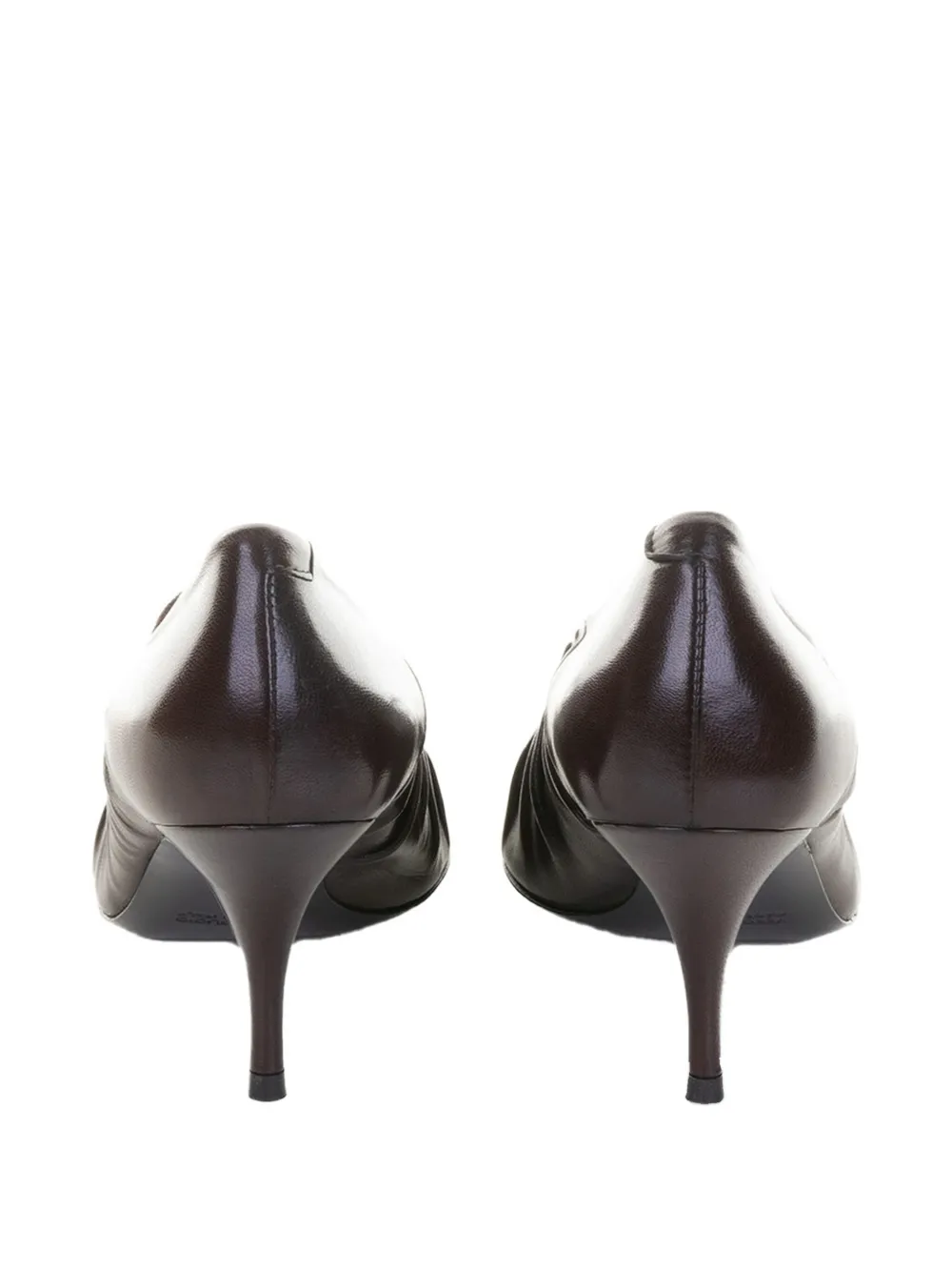GUGLIELMO ROTTA 70 mm Allegra leren pumps met puntige neus Bruin