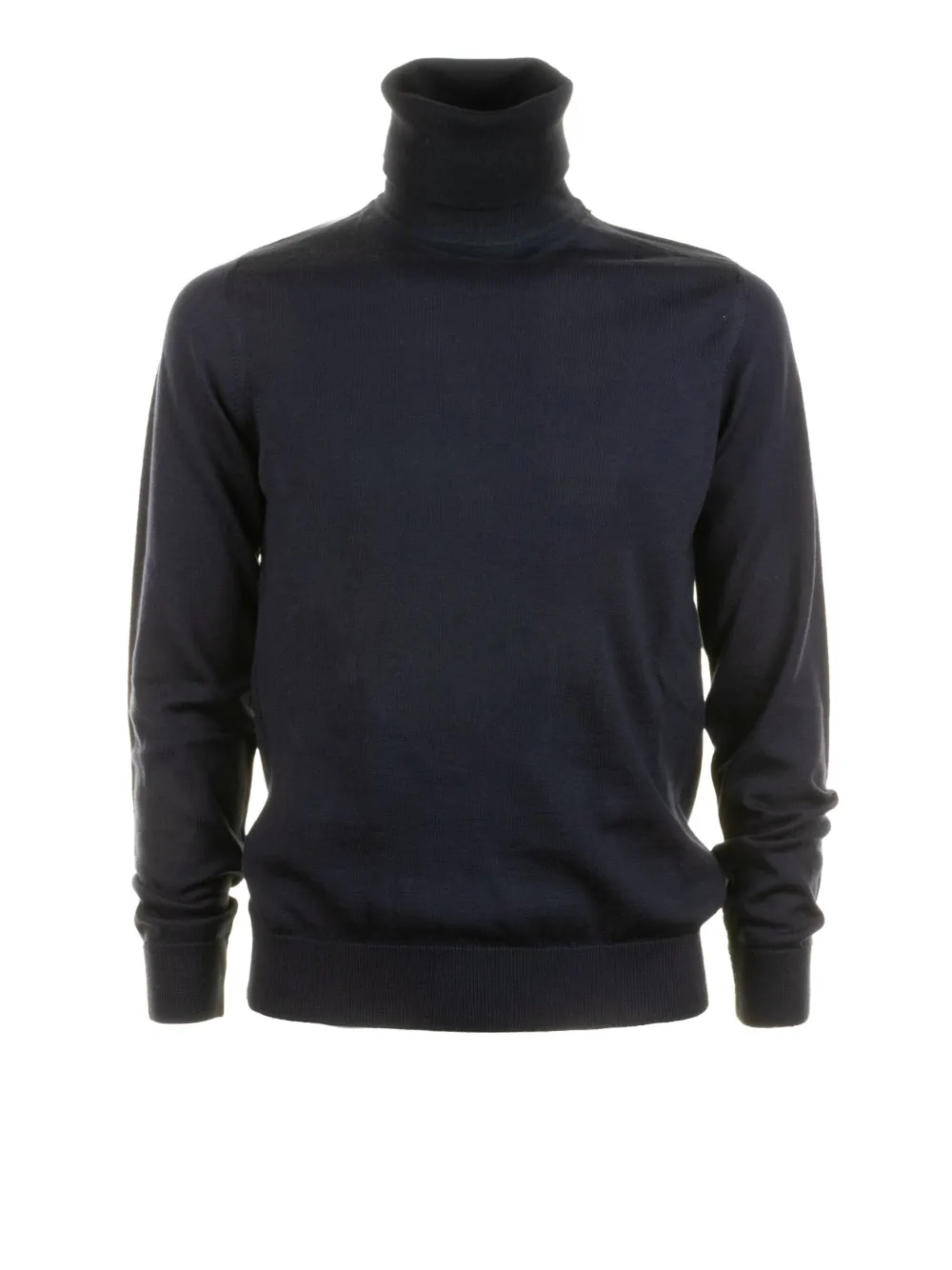 Alpha Studio Turtleneck Sweater In Blue
