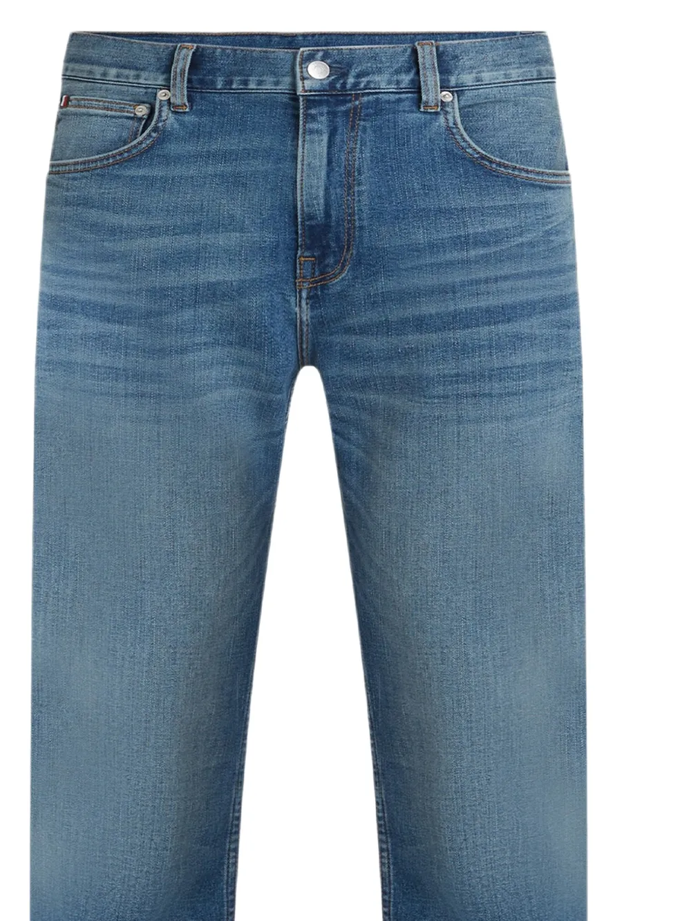 Tommy Hilfiger Straight jeans met riemlussen - ISLE BLUE