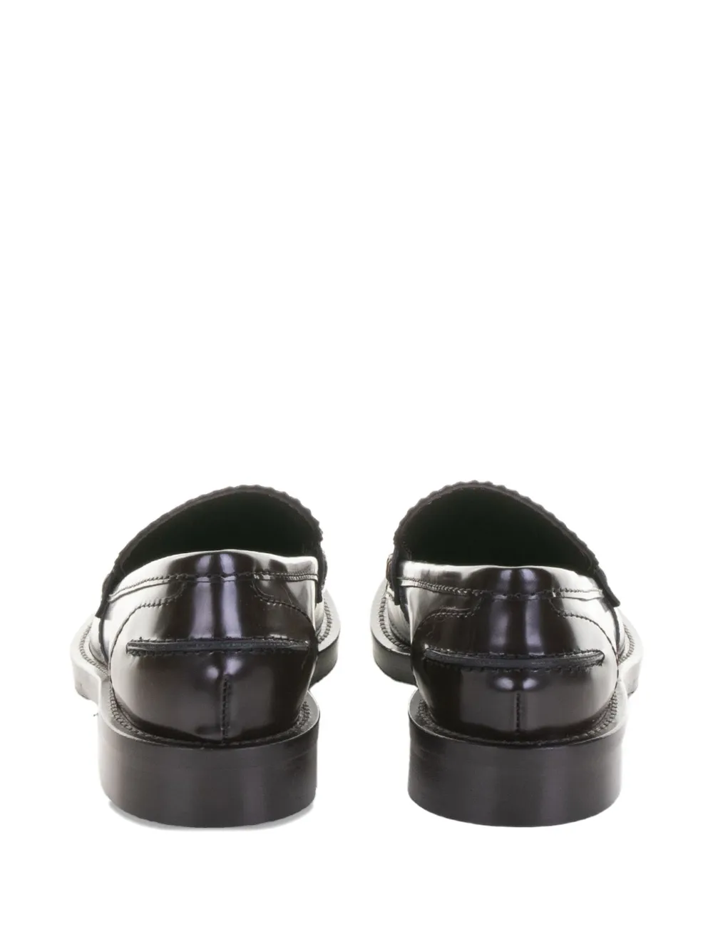 GUGLIELMO ROTTA Pretty Indio leren loafers Zwart