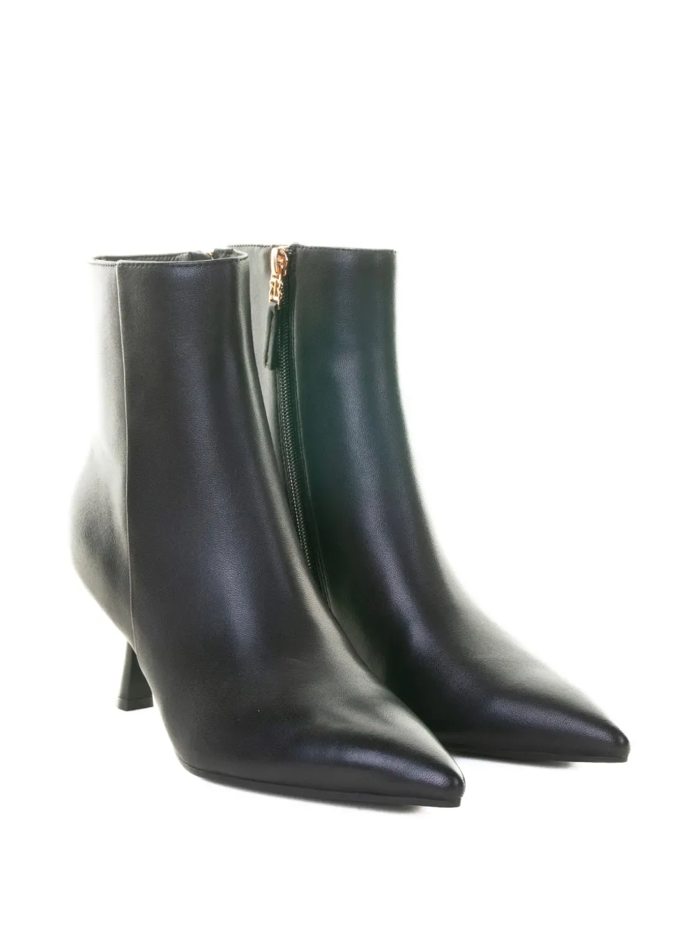 Bibi Lou 70mm Sakura Pointed-toe Ankle Boots In Black