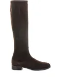 Lorenzo Masiero suede knee-high boots - Brown