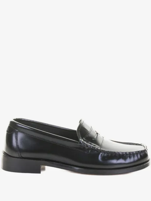 Furla leather penny-strap loafers