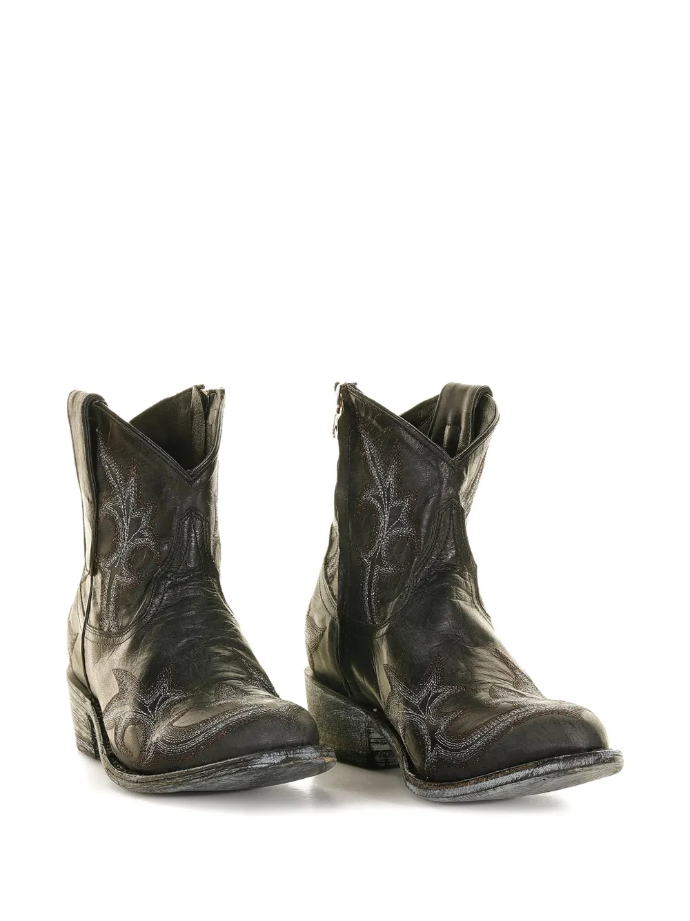 Mexicana 40mm embroidered leather cowboy boots | Ankle Boots | Image 2