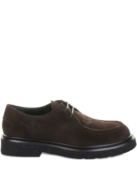 GUGLIELMO ROTTA lace-up suede loafers