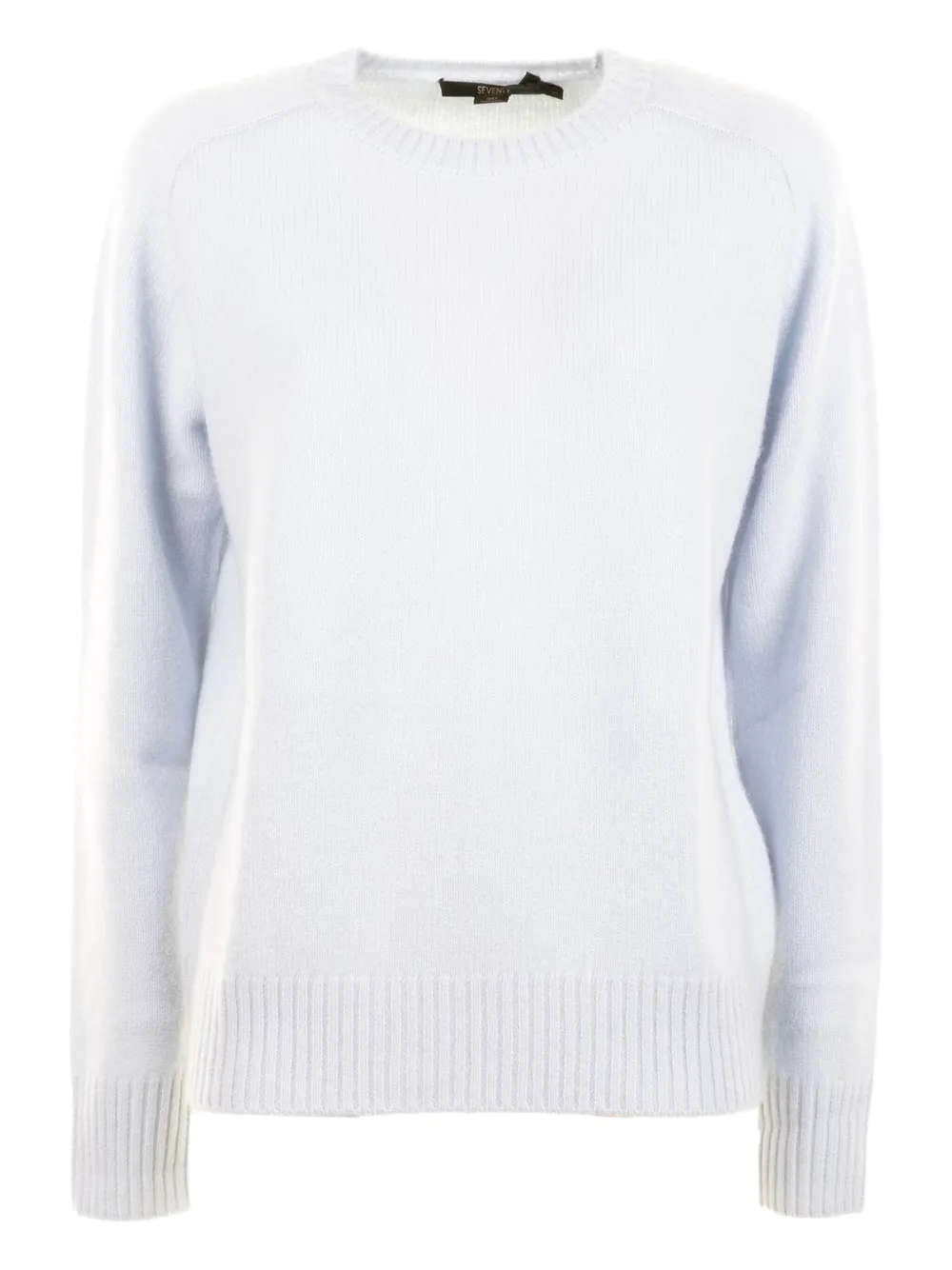 Seventy crew-neck ribbed-hem sweater | Blue | Image 1