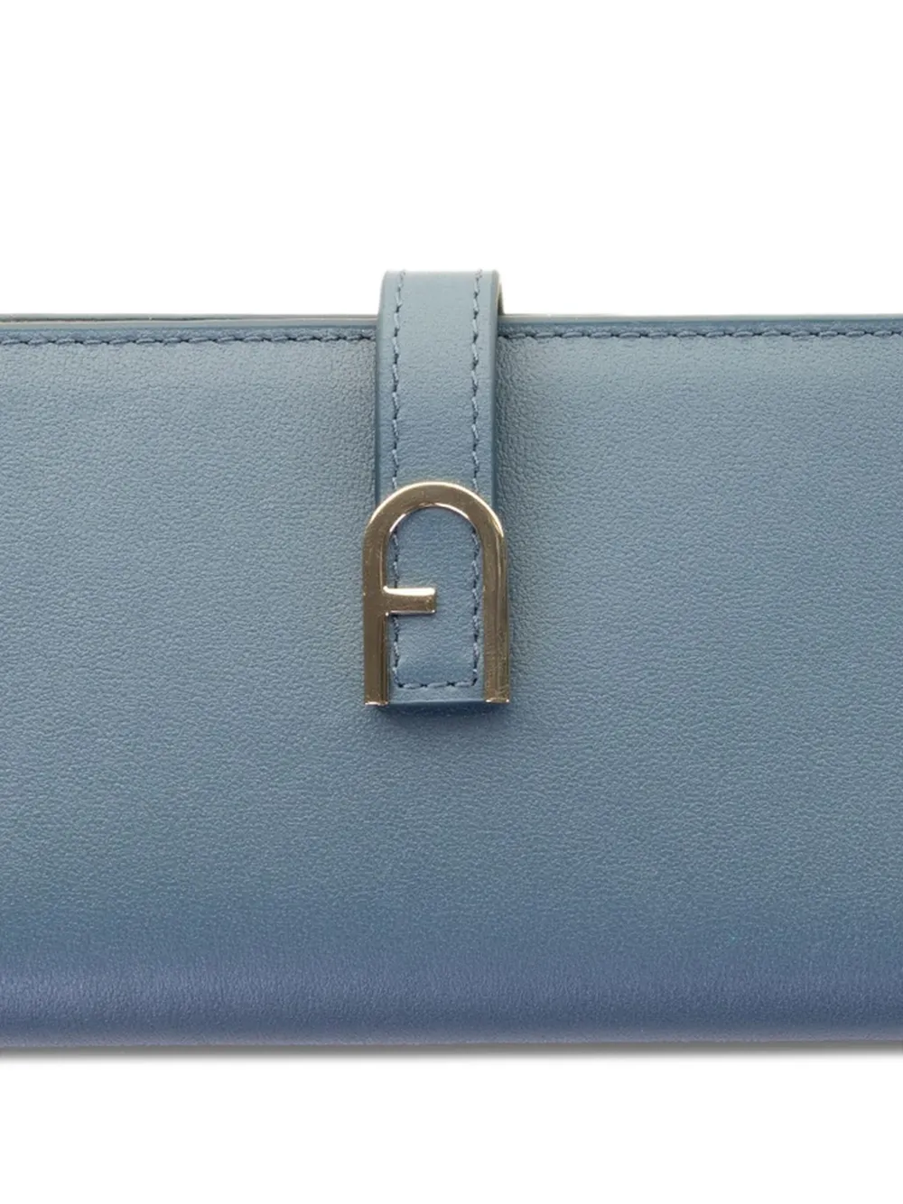 Furla Flow leren portemonnee - Blauw