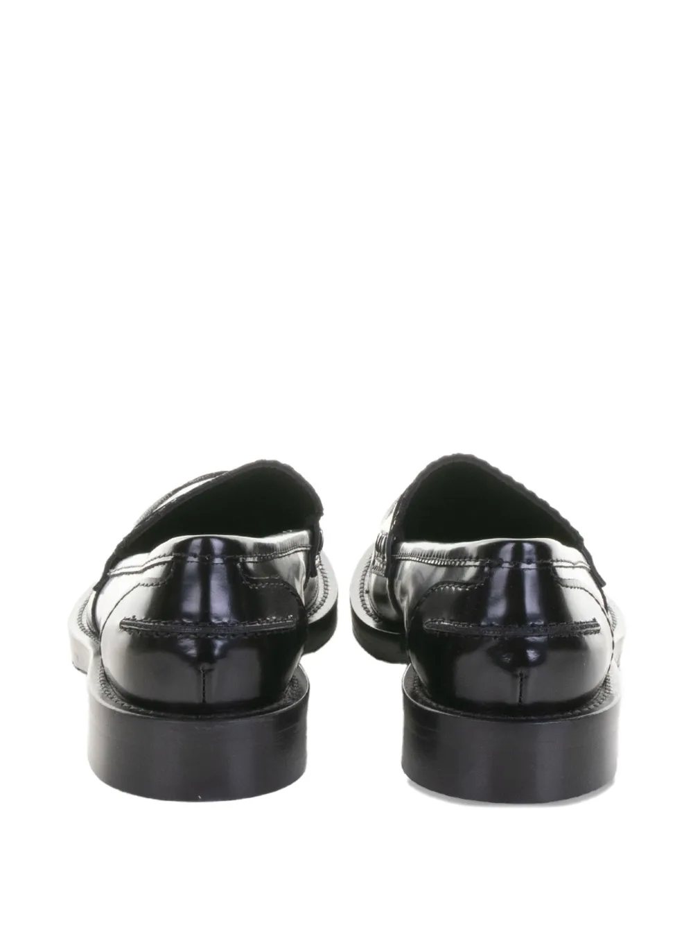 Guglielmo Rotta Brown Leather Moccasin With Leather Sole In Black