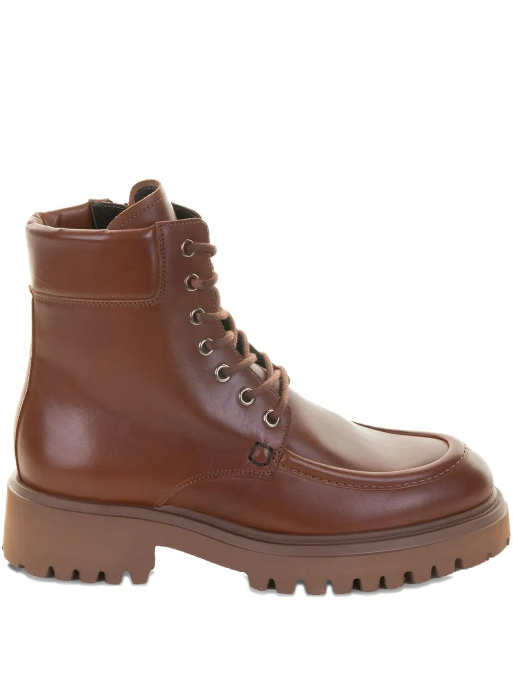 GUGLIELMO ROTTA Winfield Ranch lace-up boots Brown