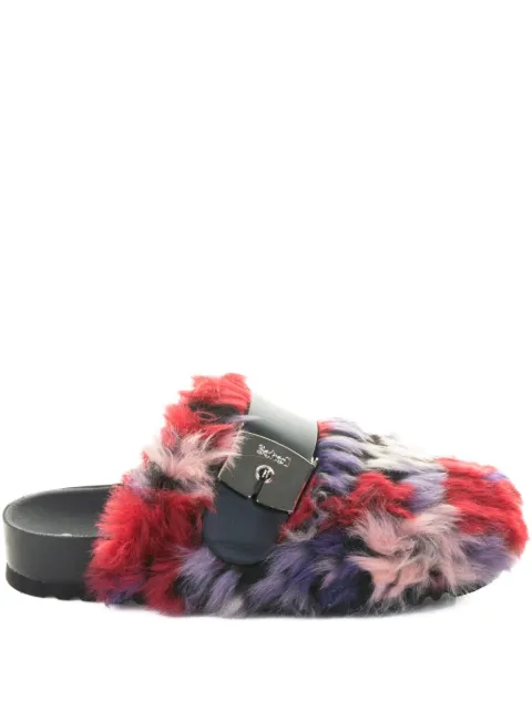 Scholl Alaska buckle-fastening mules