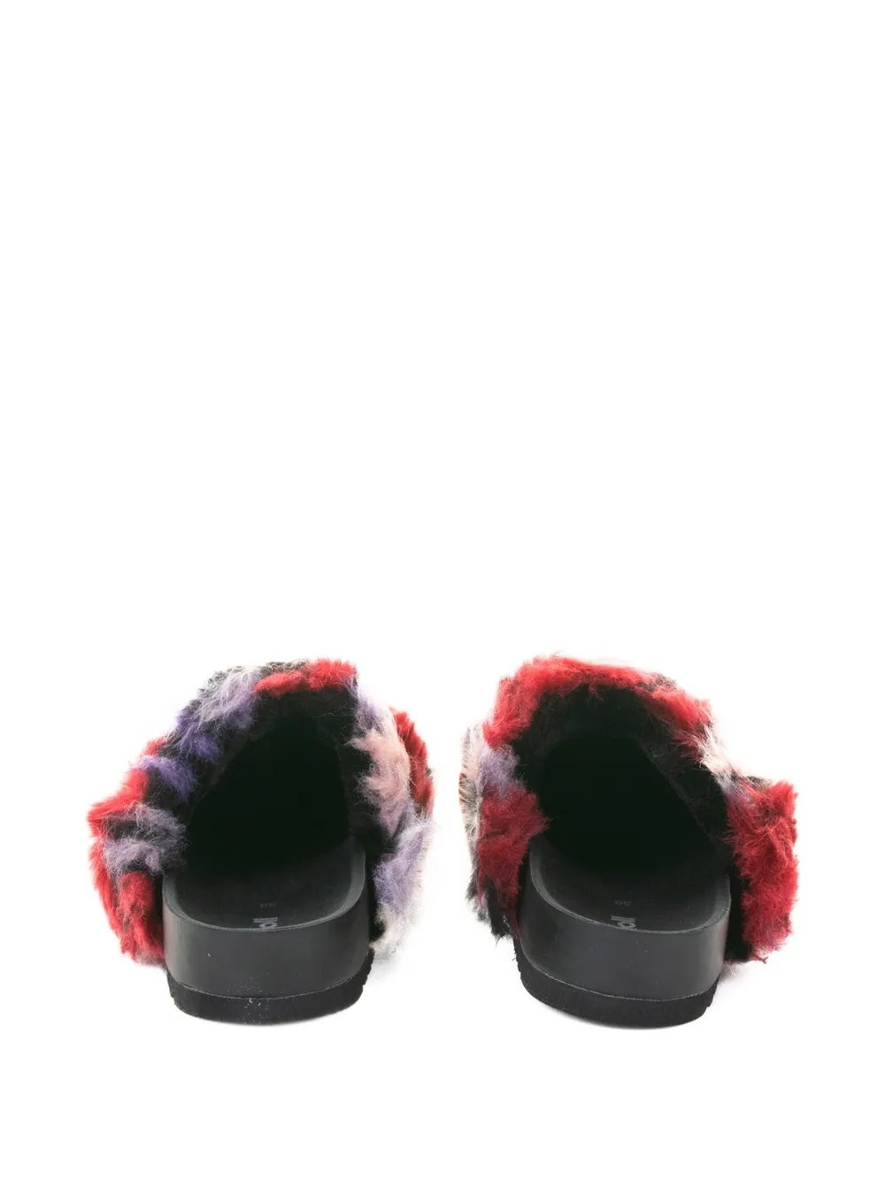 Scholl Alaska Buckle-fastening Mules In Red