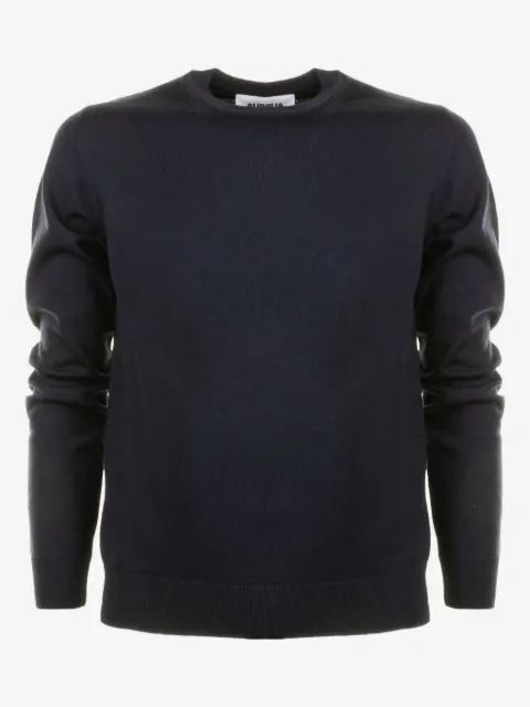 ALPHA STUDIO crew-neck long-sleeve sweater