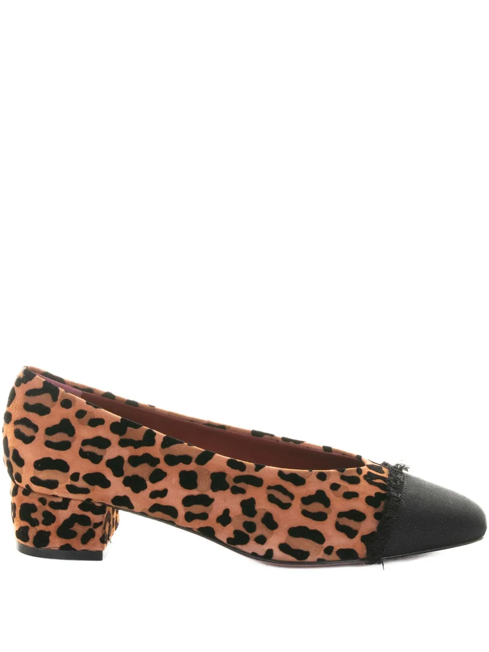 Roberto Festa 30mm leopard-print block-heel pumps Brown