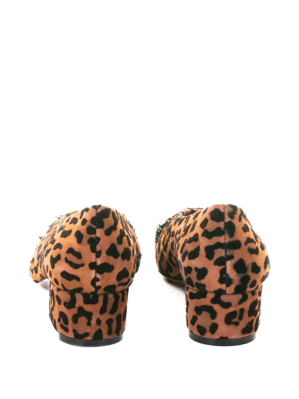 Roberto Festa 30mm leopard-print block-heel pumps Brown