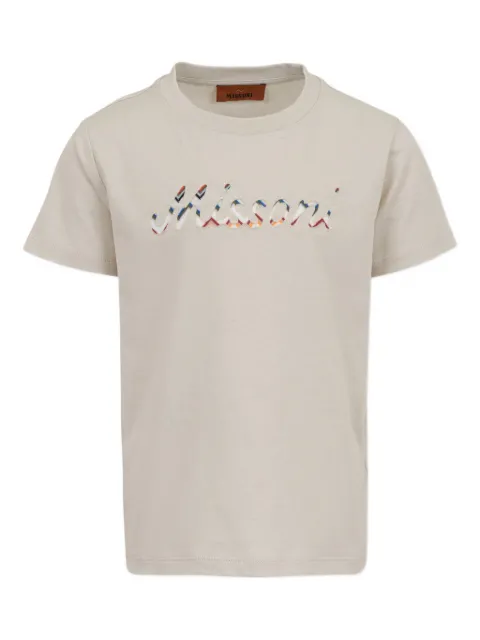 Missoni Kids logo-detail cotton T-shirt
