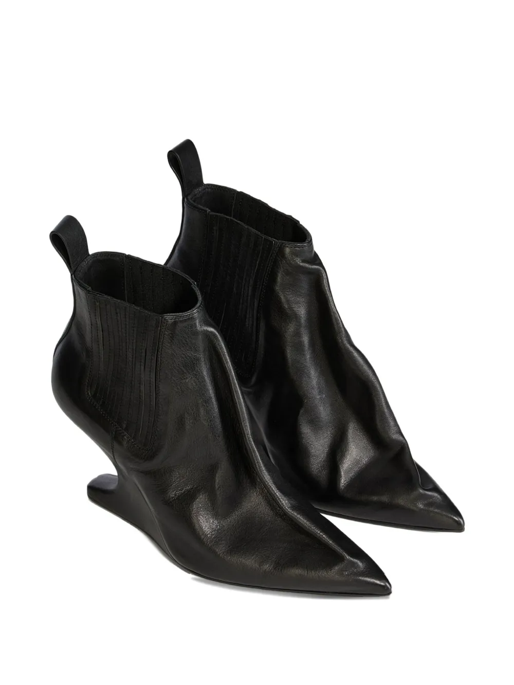Rick Owens 80mm Taco boots Black