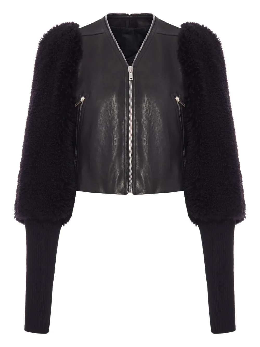 Rick Owens Concordians Cropped Klaus In Black