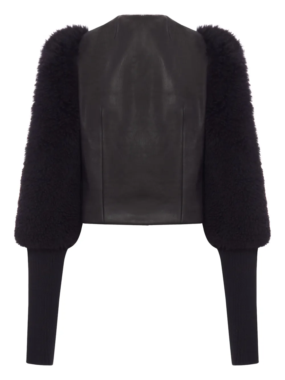 Rick Owens Concordians Cropped Klaus In Black