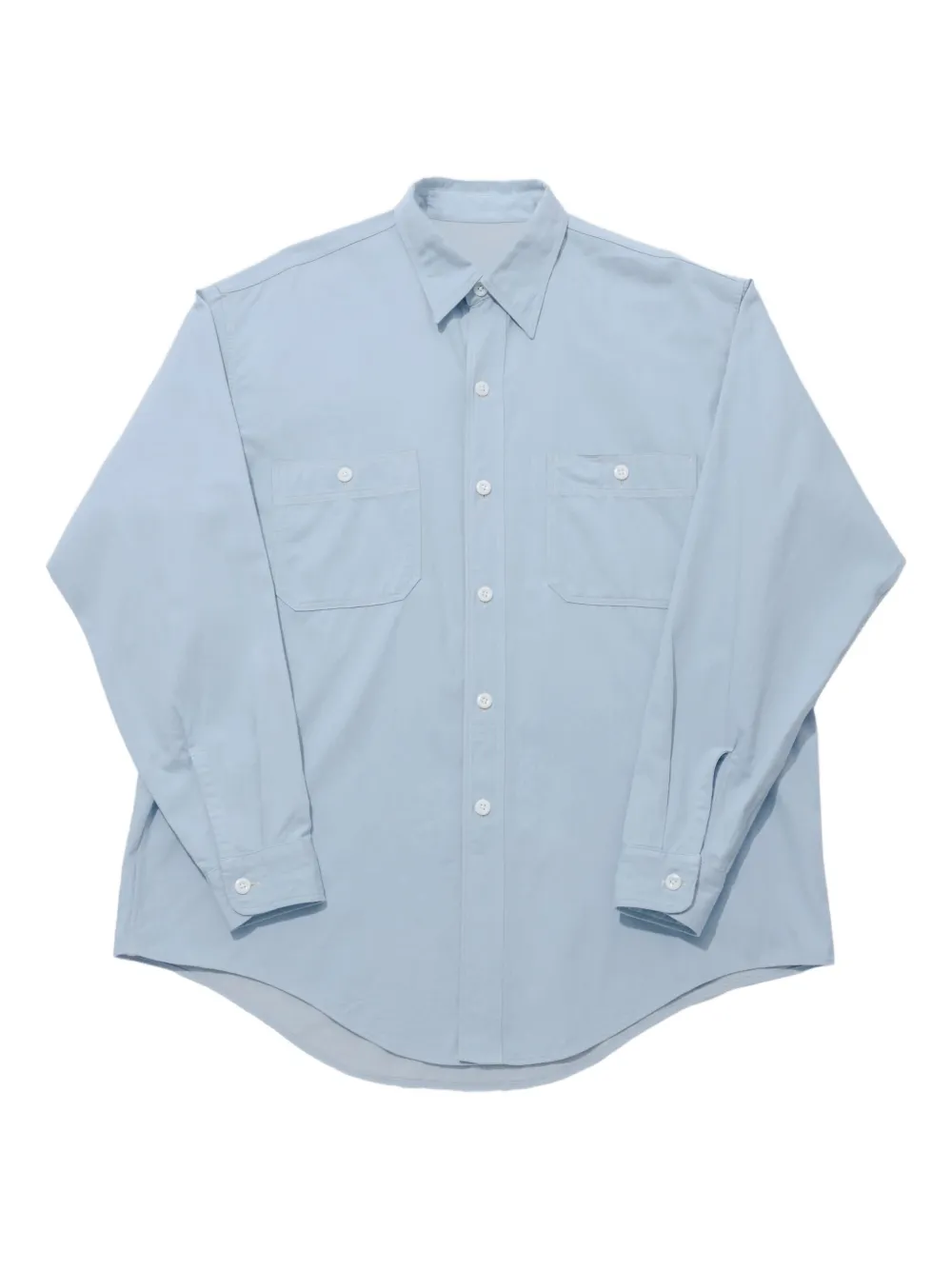 Kaptain Sunshine double-pocket long-sleeved shirt | Blue | Image 1