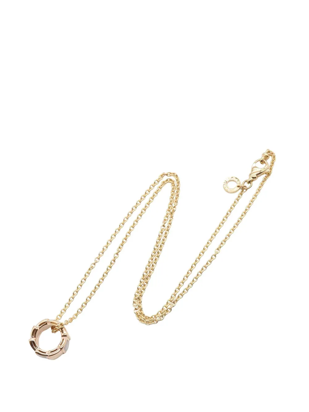 Bvlgari Pre-Owned 2020-2025 18K Yellow Gold Mother of Pearl Serpenti Bvlgari Pre-Owned 2020-2025 18K Yellow Gold Mother of Pearl Serpenti