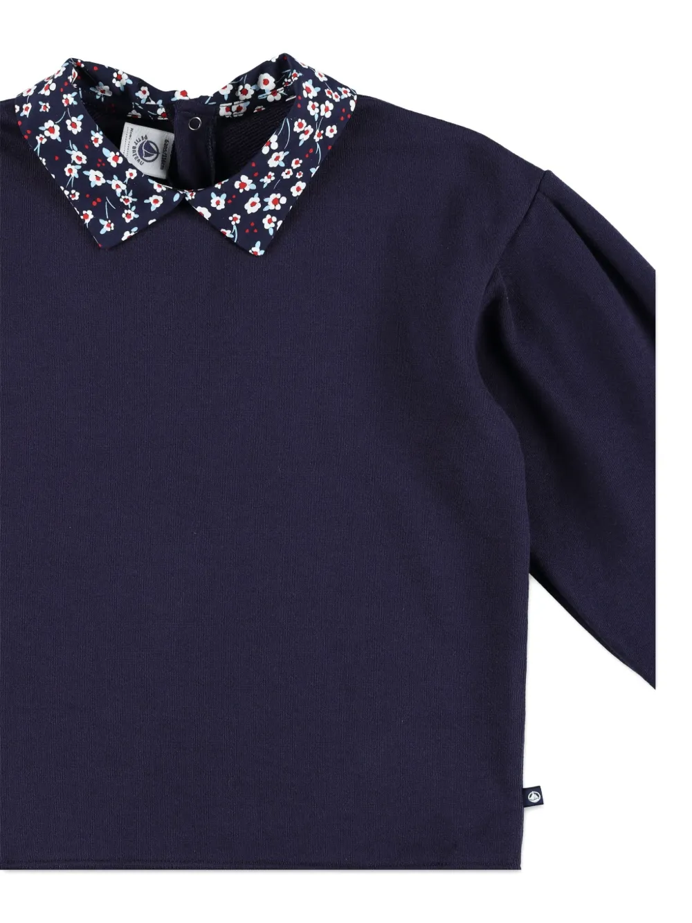 Petit Bateau Fleece Sweatshirt In Blue