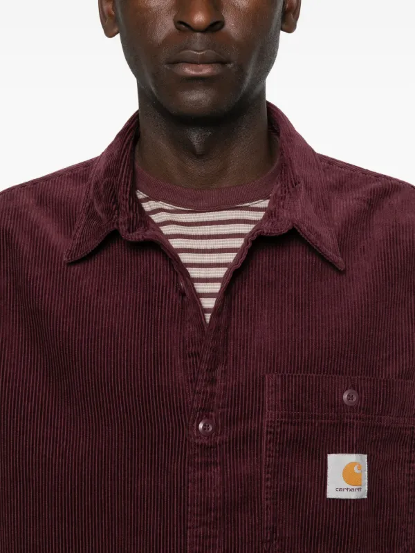 Carhartt WIP コーデュロイ シャツ | レッド | FARFETCH JP