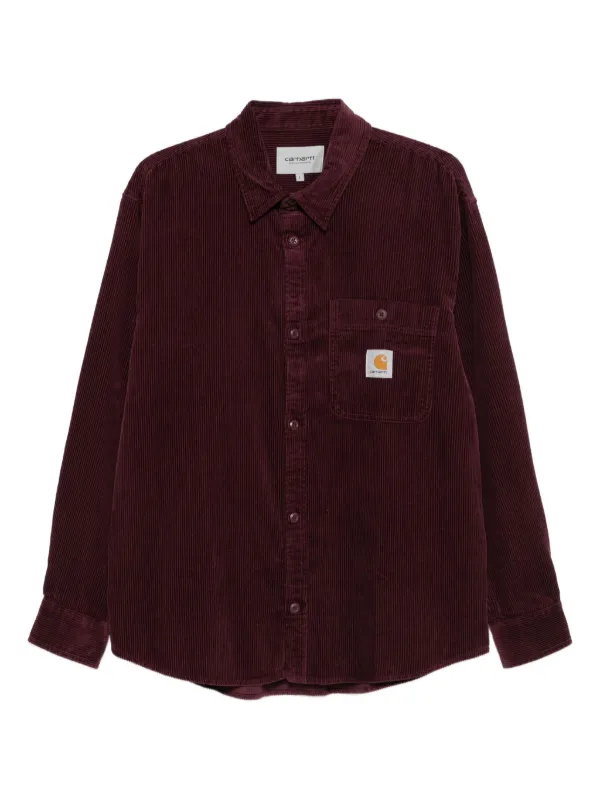 Carhartt WIP コーデュロイ シャツ | レッド | FARFETCH JP